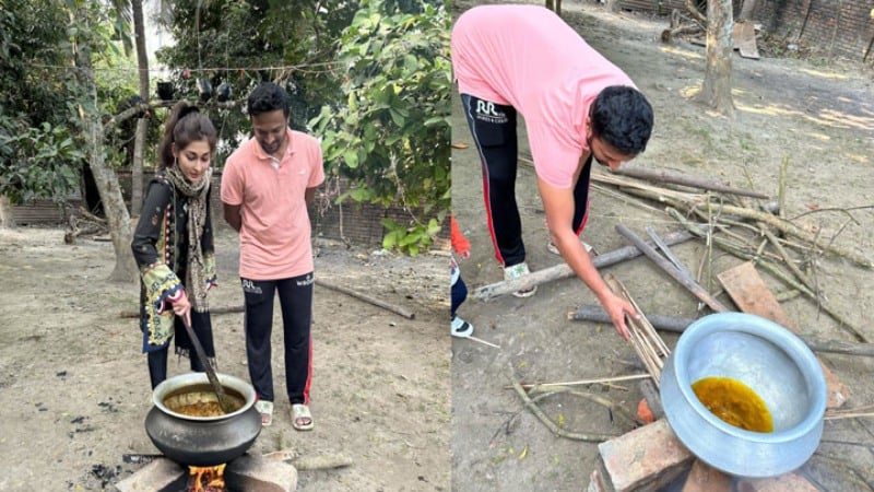 স্ত্রী-সন্তানদের নিয়ে মাগুরায় পরিবারের সঙ্গে পিকনিকে ব্যস্ত সাকিব