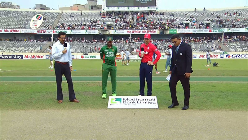 হোয়াইটওয়াশ করার মিশনে টস হেরে ব্যাটিংয়ে বাংলাদেশ