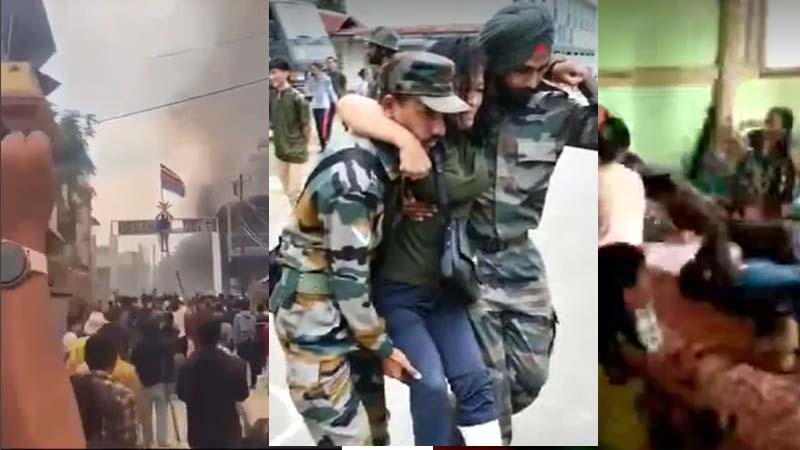 ছাইচাপা আগুন জ্বলছে মনিপুরে 
