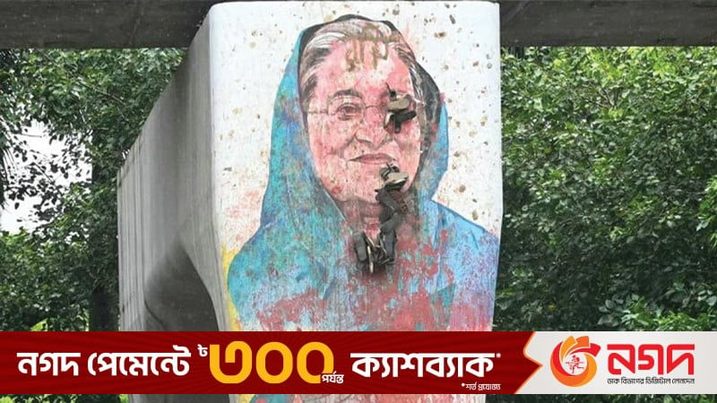 গভীর রাতে শেখ হাসিনার গ্রাফিতি মোছা নিয়ে যা বললো ঢাবি প্রশাসন