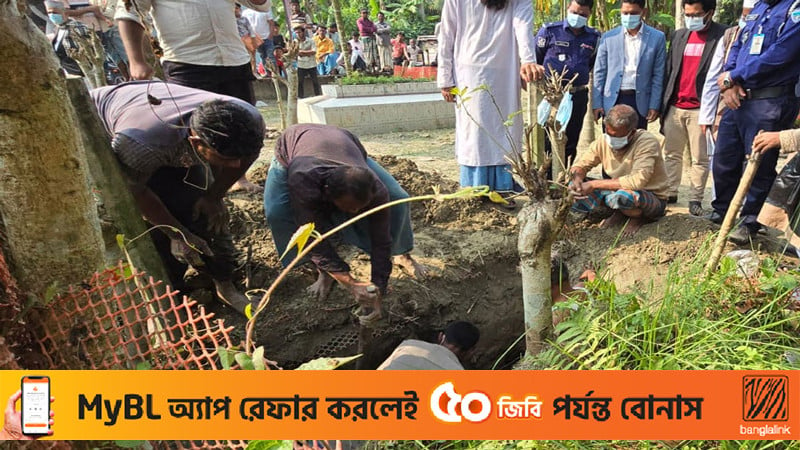 যে কারণে ১১ বছর পর কবর থেকে তোলা হলো শিবিরকর্মীর মরদেহ