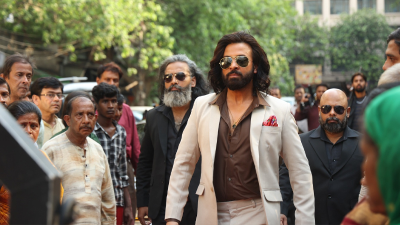 তুফান সিনেমার দৃশ্যে শাকিব খান। ছবি: সংগৃহীত