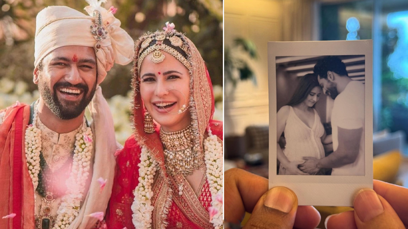 ৪৩ বছর বয়সী ক্যাটরিনা কাইফ ও ৩৭ বছর বয়সী ভিকি কৌশল গত সেপ্টেম্বর মাসে অন্তঃসত্ত্বা হওয়ার খবর জানান। ২০২১ সালে রাজস্থানের সিক্স সেন্সেস ফোর্ট বারওয়ারায় ঘনিষ্ঠ বন্ধু ও পরিবারের উপস্থিতিতে বিয়ে করেন তারা।  ছবি: সংগৃহীত 