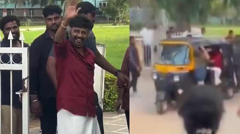 অটোরিকশায় চড়ে শুটিং সেটে হাজির হলেন এই কিংবদন্তি অভিনেতা। ছবি: সংগৃহীত